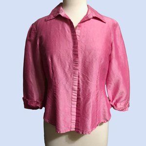 Pink Silk SLB Women's Blouse size M